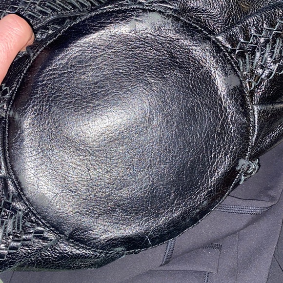 💎RARE💎Genuine Leather JESSICA SIMPSON Duffle Satchel - Picture 8 of 8